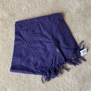 Purple scarf from polo by Ralph Lauren